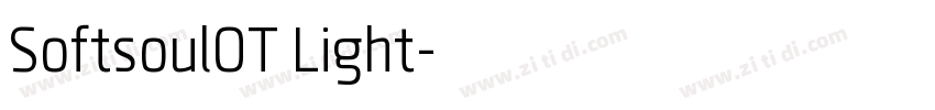 SoftsoulOT Light字体转换